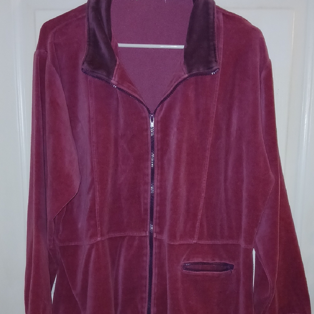 Velvet Burgundy Women's Jacket